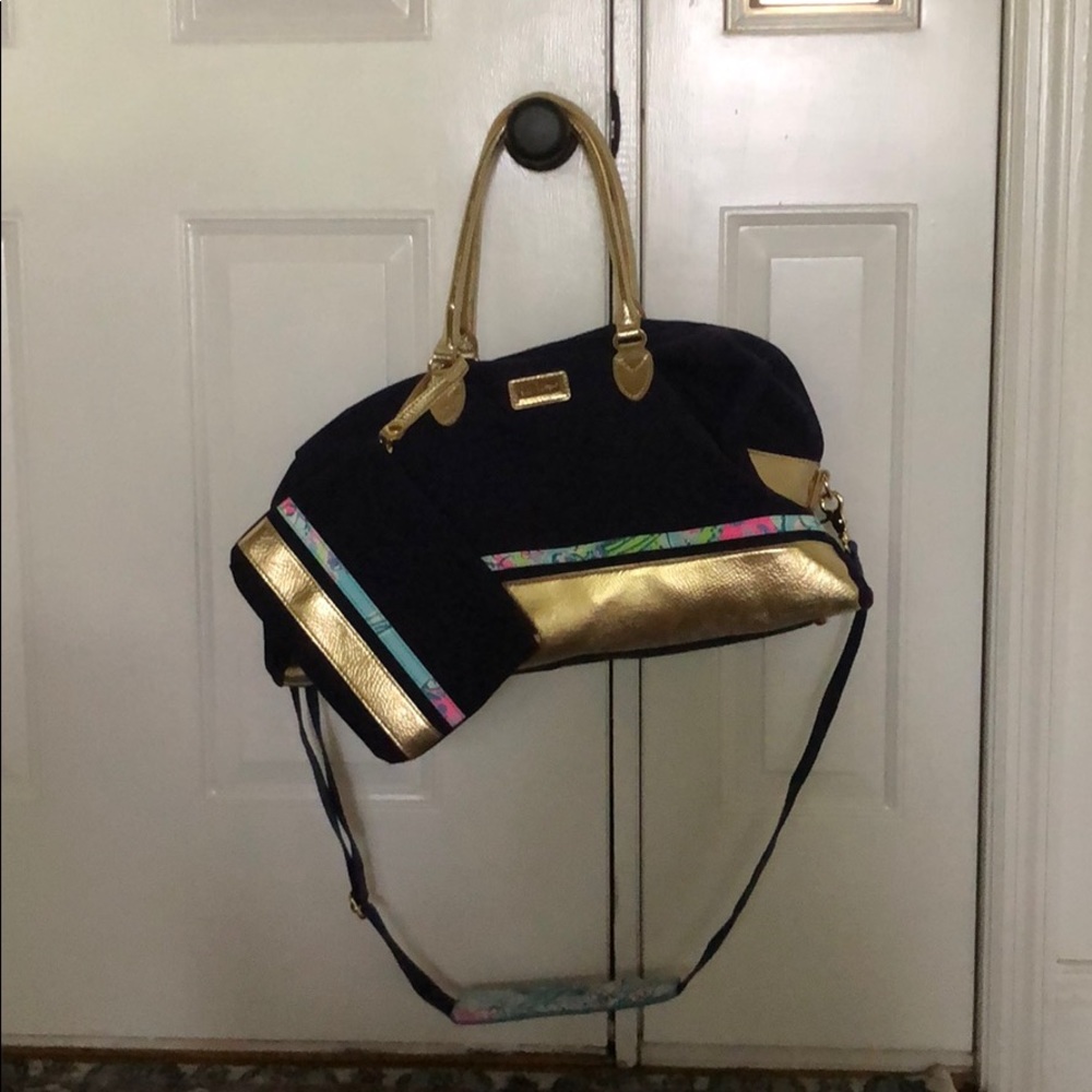 Lilly publitizer navy travel bag